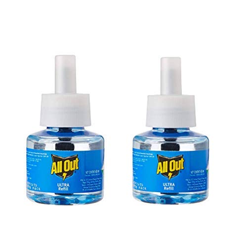 All Out Ultra Liquid Vaporizer Refills, 45 ml (Pack of 2):