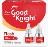 Good Knight Flash - Mosquitto Repellent Liquid Vaporiser 1+1 Combo