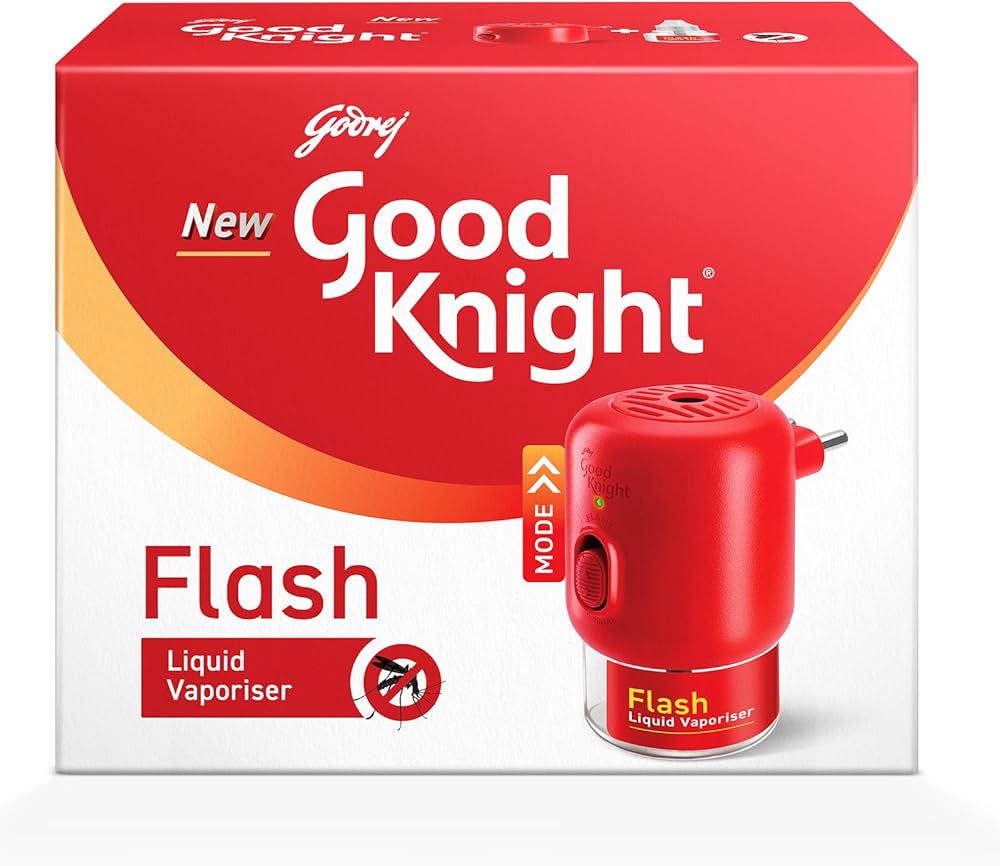 Good Knight Flash - Mosquito Repellent Machine + 45 ml Refill Combo Pack