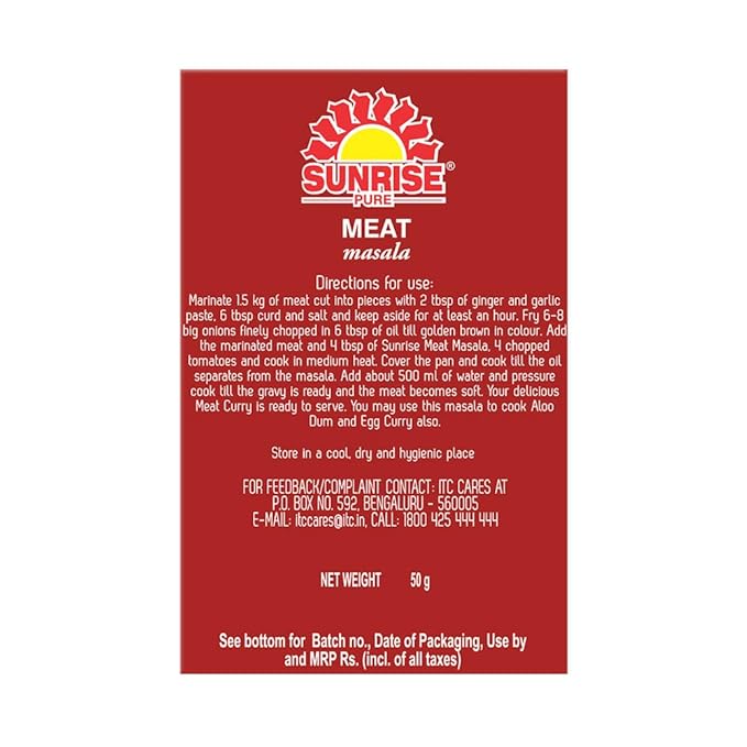 Sunrise Meat Masala - 50 g Box