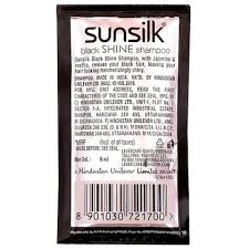Sunsilk Stunning Black Shine shampoo 1/ Pouch 16 Pics Chin