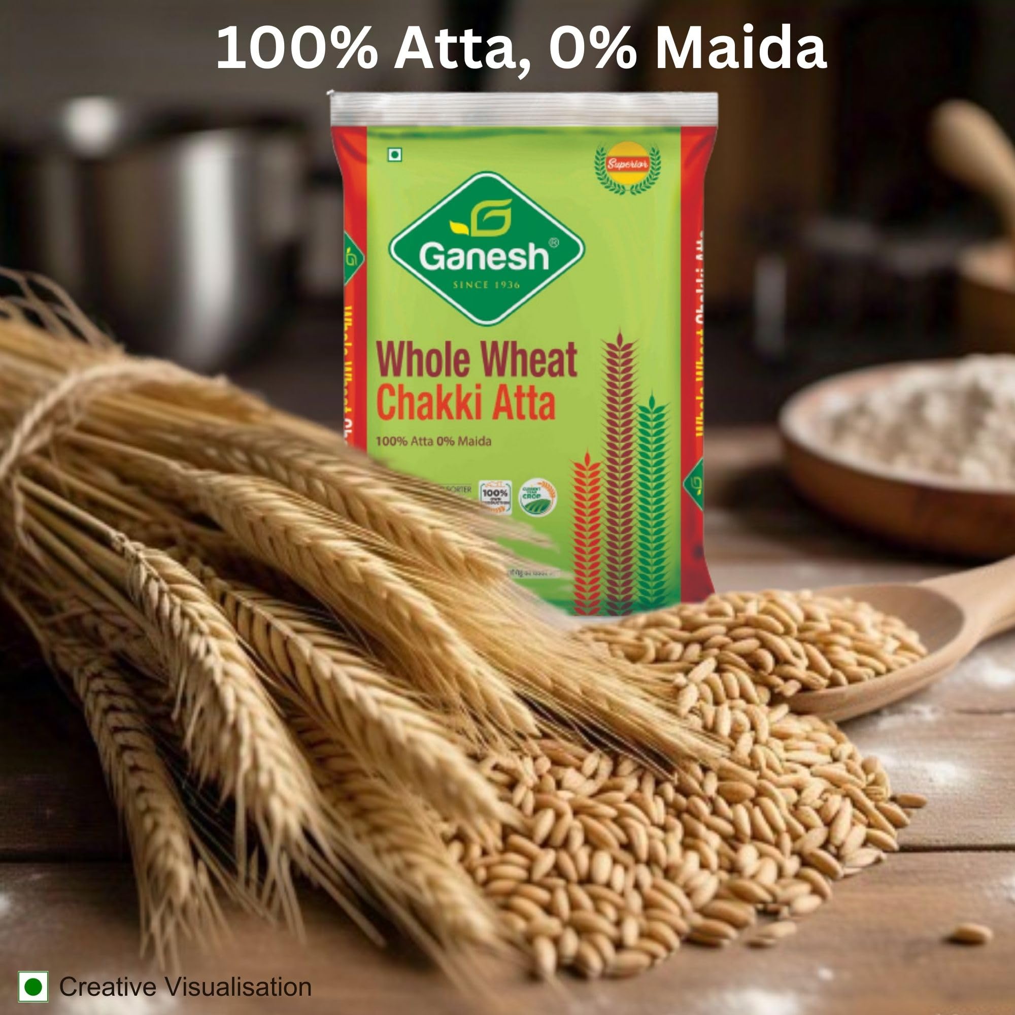 Ganesh Atta 1kg pkt