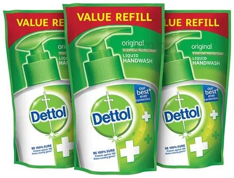 Dettol Original Liquid Handwash Refill 175 ml x 3 pcs Pack