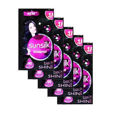 Sunsilk Stunning Black Shine shampoo 1/ Pouch 16 Pics Chin