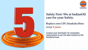 Suraksha Rubber LPG Hose 1.5 -miter