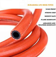 Suraksha Rubber LPG Hose 1.5 -miter