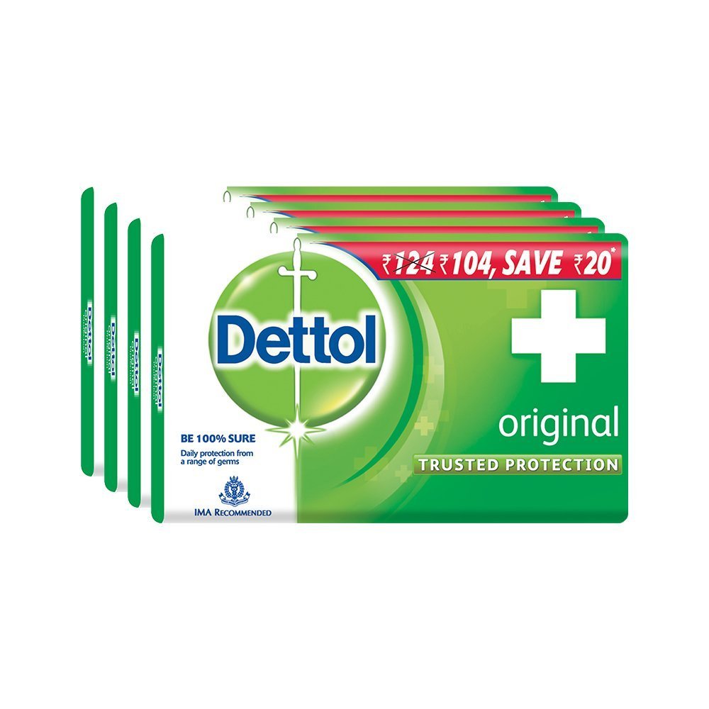 Dettol Original Soap 75 g x 4 Pcs Pack